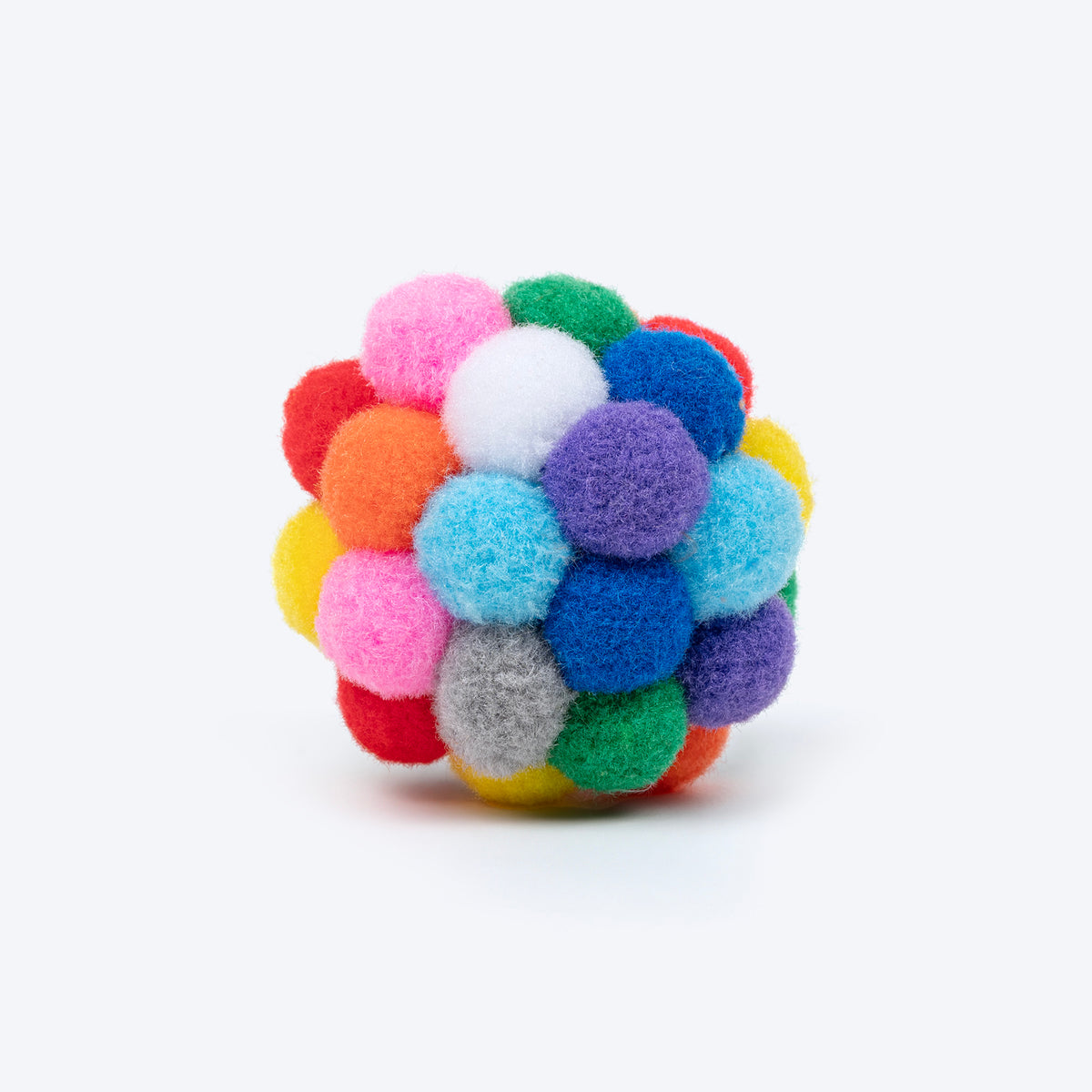 TLC Plush Ball Interactive Toy For Cat - Multicolor