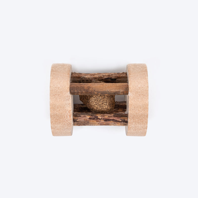 TLC Wobblerush Matatabi Interactive Toy For Cat With Catnip - Brown - Heads Up For Tails