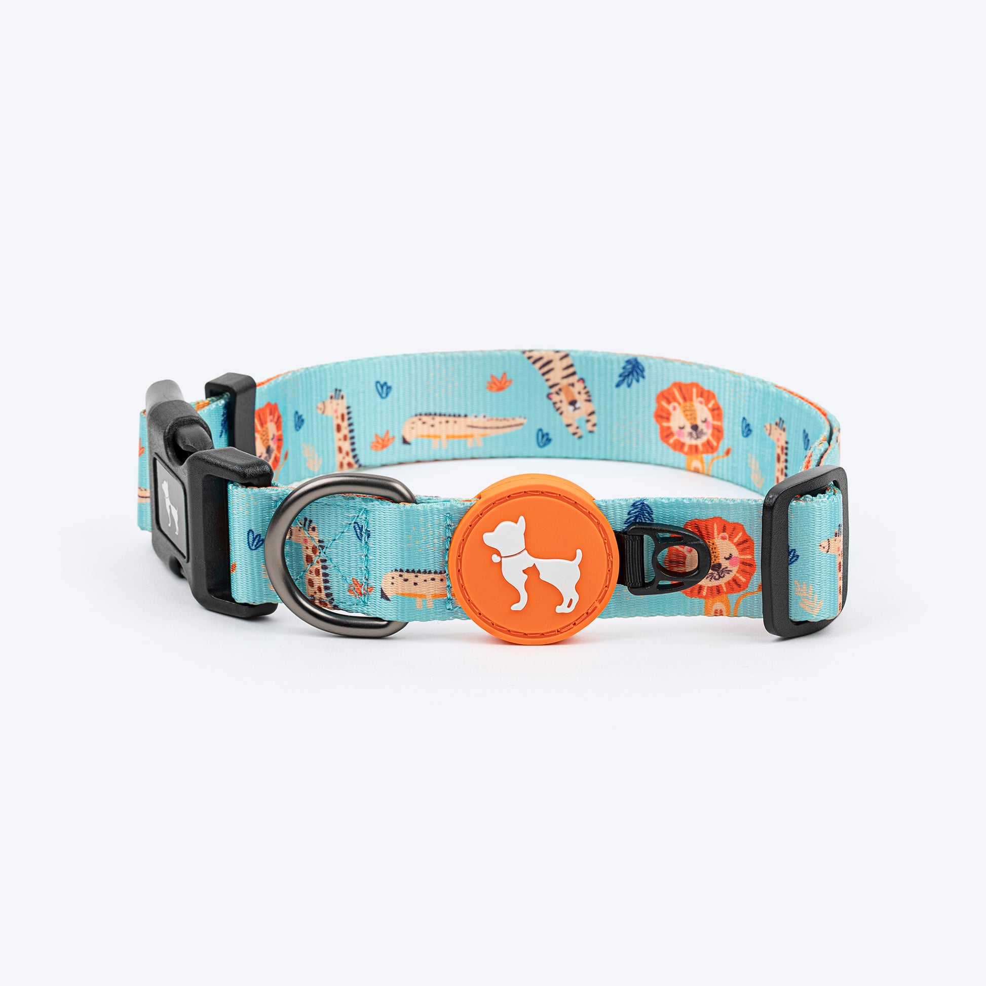 HUFT Jungle Safari Collar For Dog - Mint Green - Heads Up For Tails