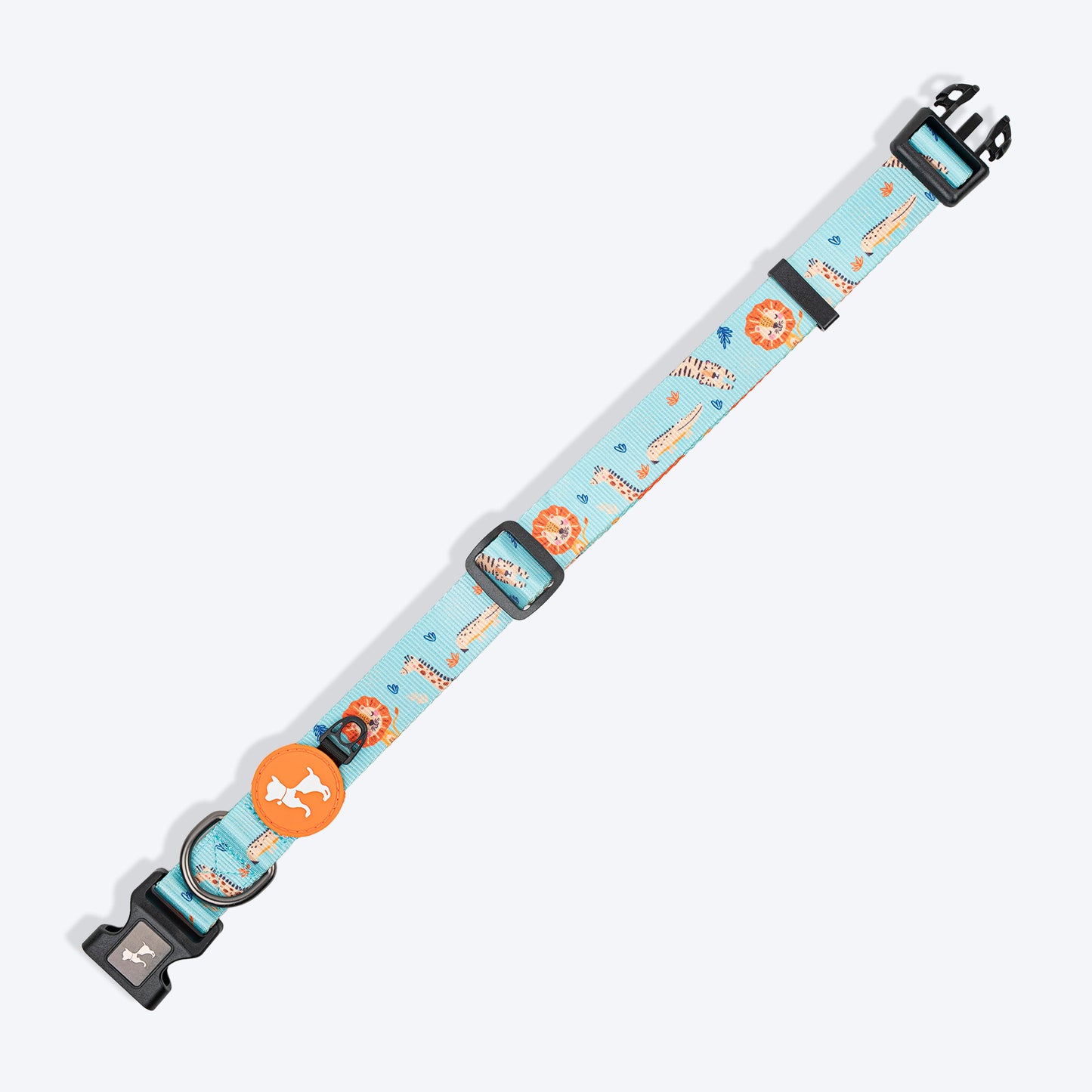 HUFT Jungle Safari Collar For Dog - Mint Green - Heads Up For Tails
