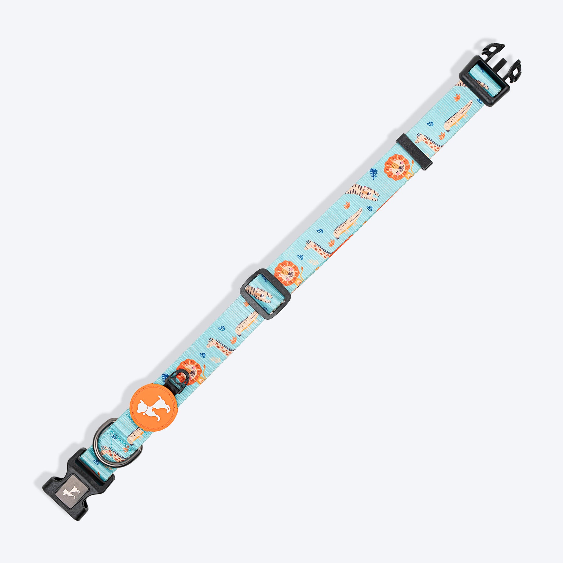 HUFT Jungle Safari Collar For Dog - Mint Green - Heads Up For Tails
