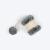 TLC Scratch Drum Sisal Interactive Toy For Cat - Beige & Grey - Heads Up For Tails
