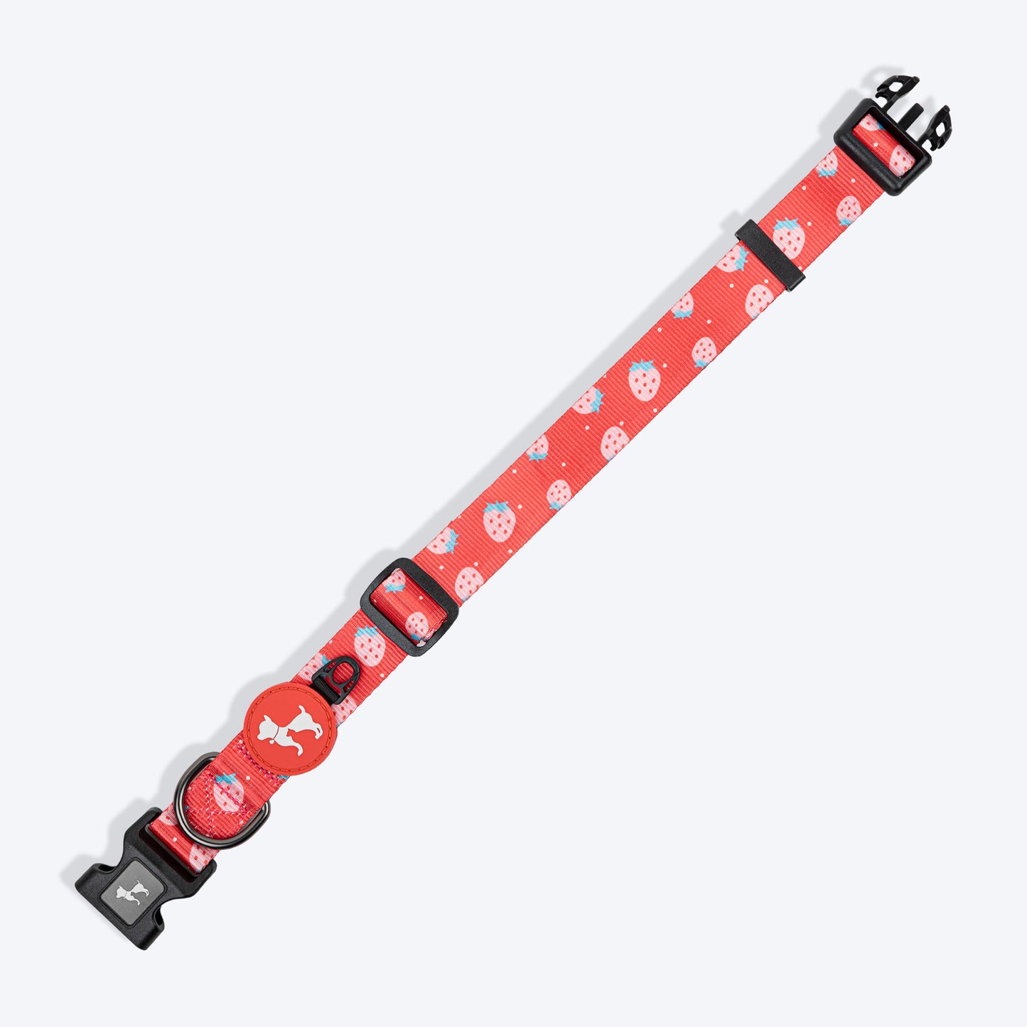 HUFT Berry Bliss Collar For Dog - Red - Heads Up For Tails