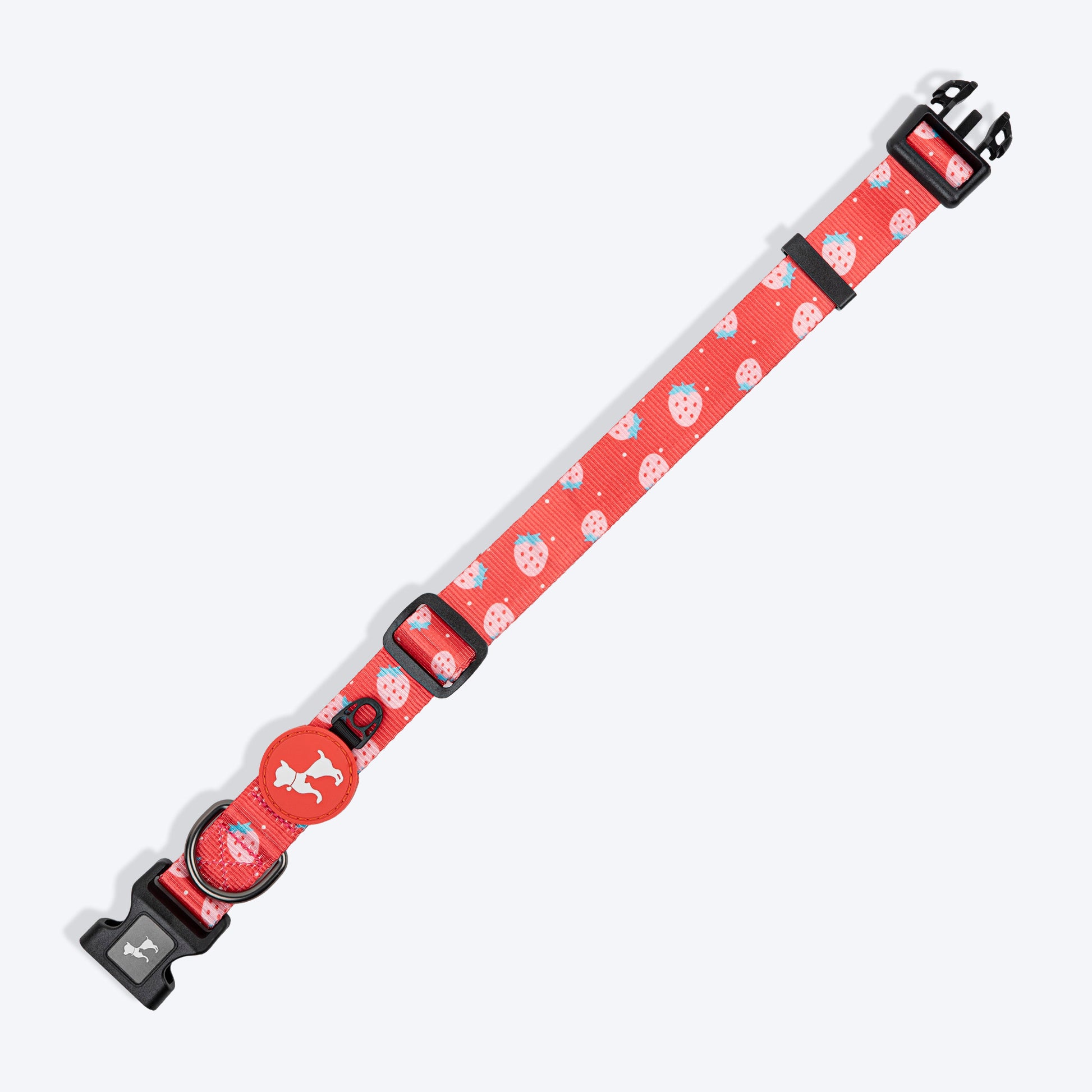 HUFT Berry Bliss Collar For Dog - Red - Heads Up For Tails