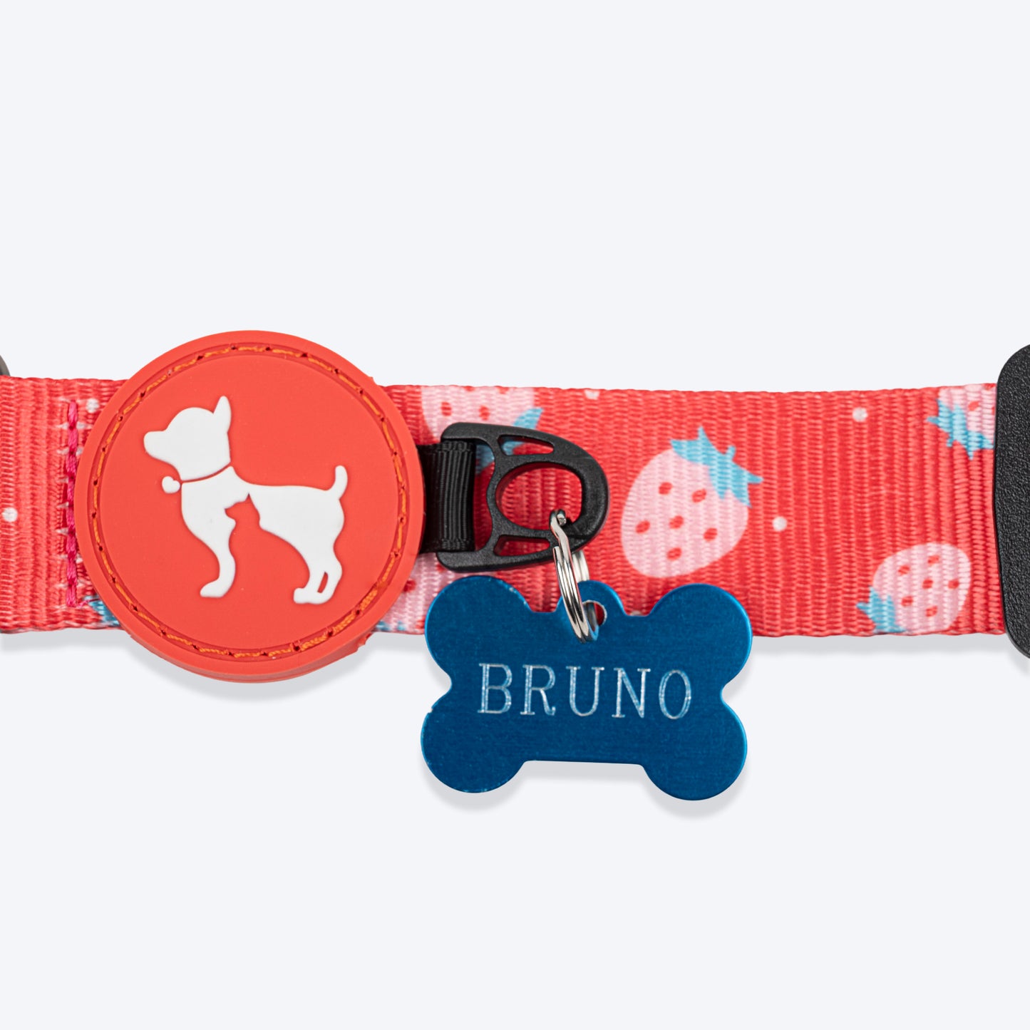 HUFT Berry Bliss Collar For Dog - Red - Heads Up For Tails