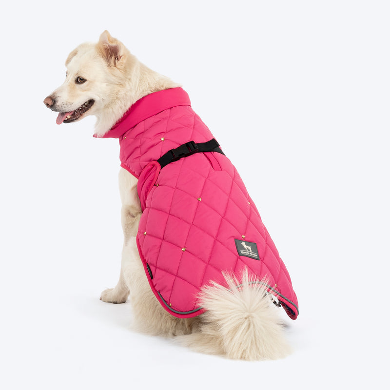 HUFT Starburst Snuggle Jacket For Dog - Pink - Heads Up For Tails