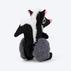 HUFT Sally The Skunk Plush Toy For Dog - Black - Heads Up For Tails