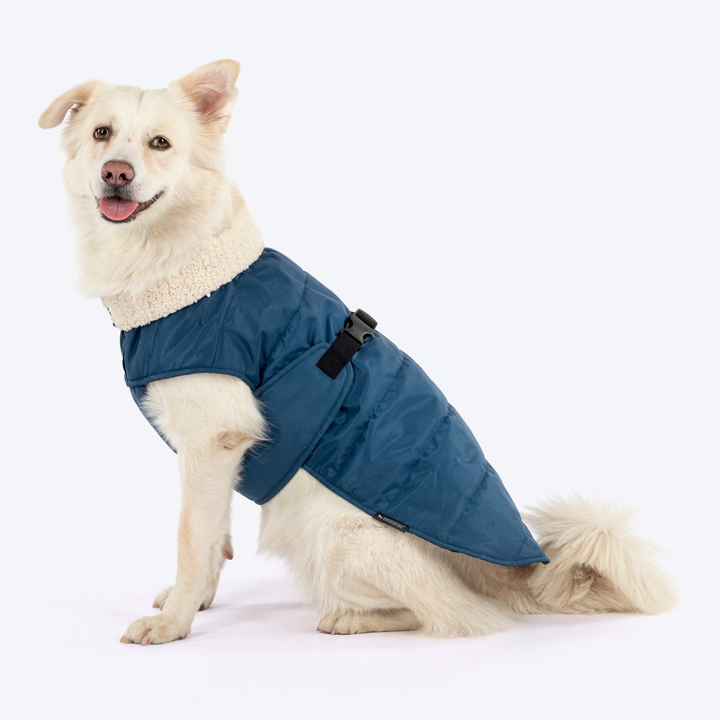 HUFT Snuggle Bug Jacket For Big Dog - Blue