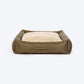 HUFT Fluff & Puff Quilted Lounger Dog Bed - Olive Green - Heads Up For Tails