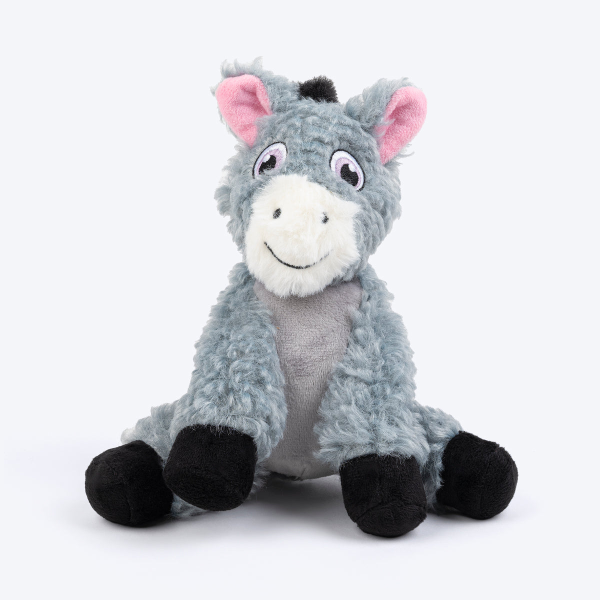 HUFT Donky Donk Plush Toy For Dog - Grey - Heads Up For Tails