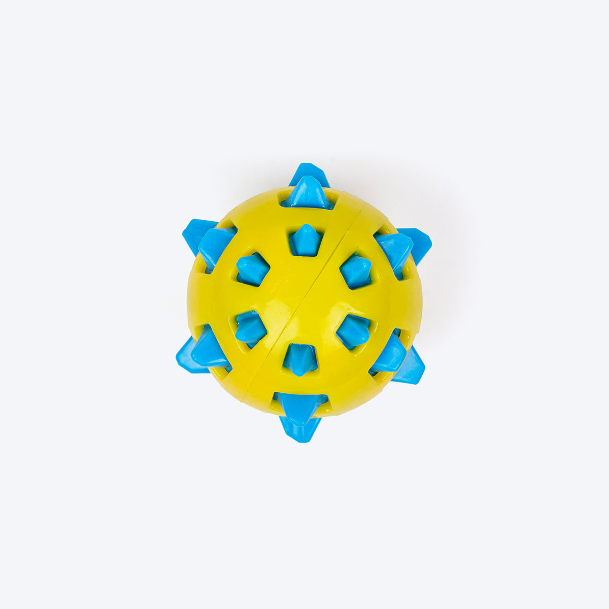 TLC Paw Spiker Chew Toy For Dog - Blue & Yellow - Heads Up For Tails