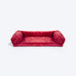 HUFT Made To Order Fluffy Dreams Sofa Protector For Dog - Cherry Red