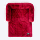 HUFT Made To Order Fluffy Dreams Sofa Protector For Dog - Cherry Red