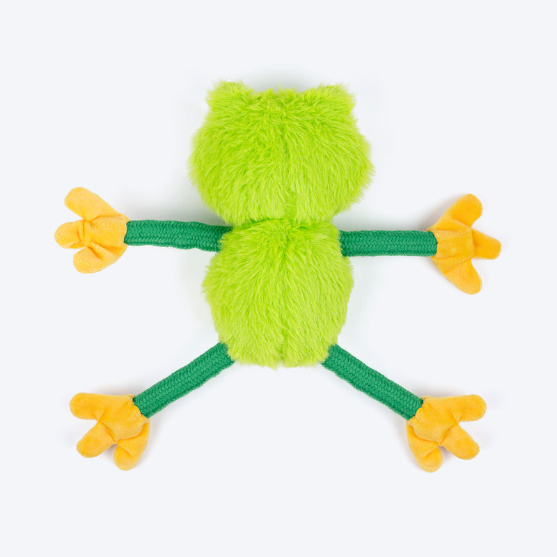 HUFT Mr Hopps Plush Toy For Dog - Green - Heads Up For Tails