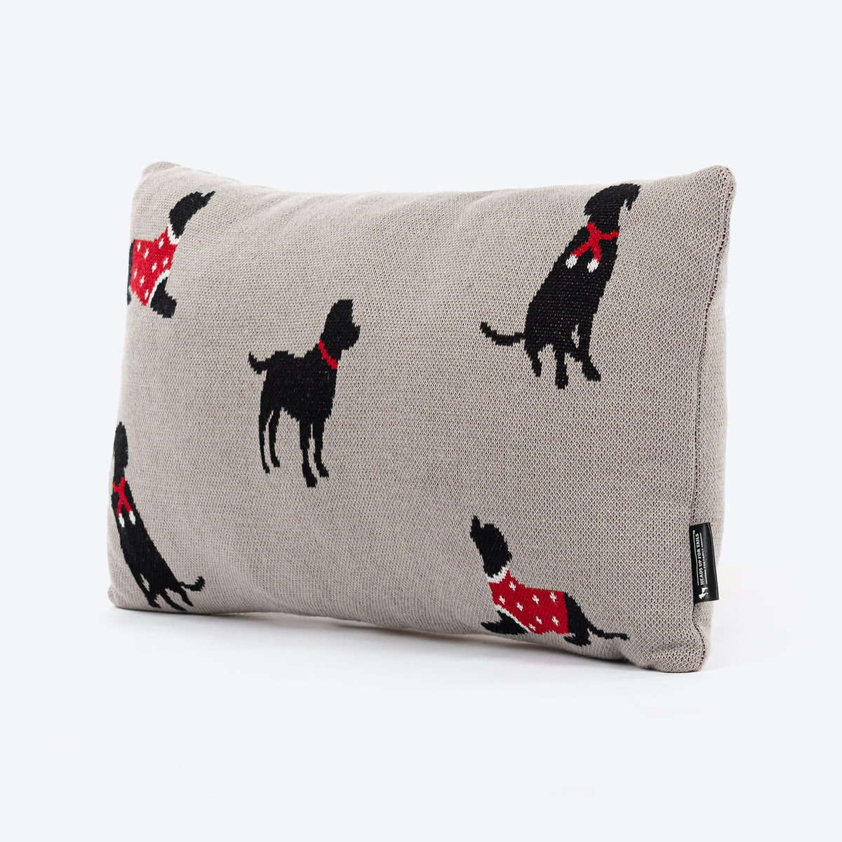 HUFT Winter Woofs Cushion for Pet Lovers - Heads Up For Tails