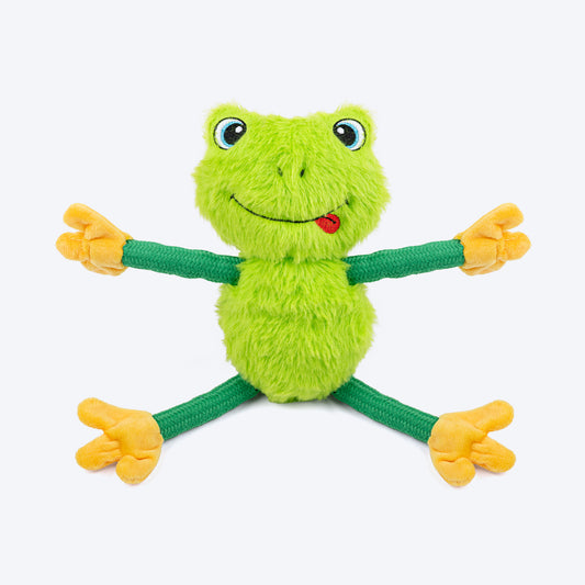 HUFT Mr Hopps Plush Toy For Dog - Green - Heads Up For Tails