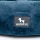 HUFT Furry Donut Pet Bed - Navy Blue - Heads Up For Tails