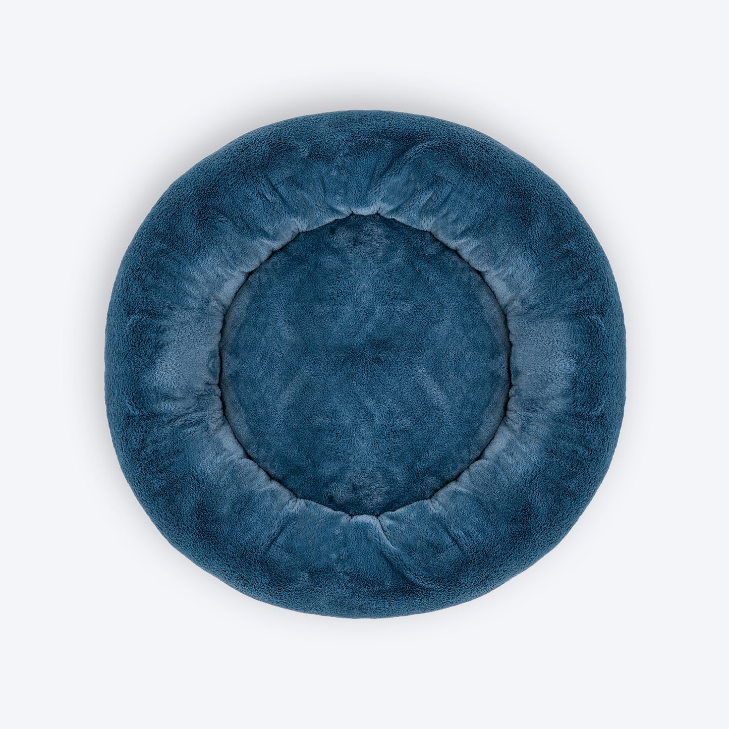 HUFT Furry Donut Pet Bed - Navy Blue - Heads Up For Tails