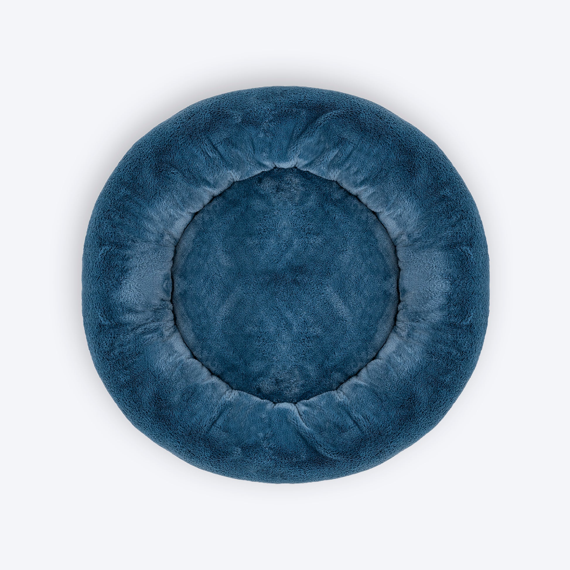 HUFT Furry Donut Pet Bed - Navy Blue - Heads Up For Tails