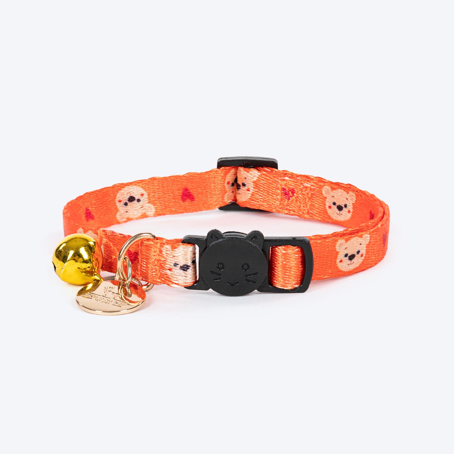 HUFT Meowvelous Collar For Cat - Orange & Red - Heads Up For Tails
