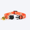 HUFT Meowvelous Collar For Cat - Orange & Red - Heads Up For Tails