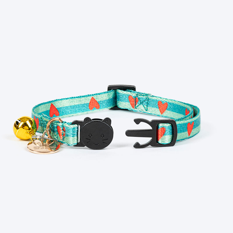 HUFT Meowvelous Collar For Cat - Multicolor & Green - Heads Up For Tails