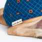 HUFT X Pinklay Hearts In Bloom Shirt For Dog - Blue & Orange - Heads Up For Tails