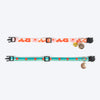 HUFT Meowvelous Collar For Cat - Multicolor & Green - Heads Up For Tails