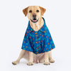HUFT X Pinklay Jungle Joyride Shirt For Dog - Blue & Orange - Heads Up For Tails