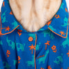 HUFT X Pinklay Jungle Joyride Shirt For Dog - Blue & Orange - Heads Up For Tails