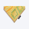 HUFT Festive Bandhej Bling Dog Bandana - Yellow - Heads Up For Tails