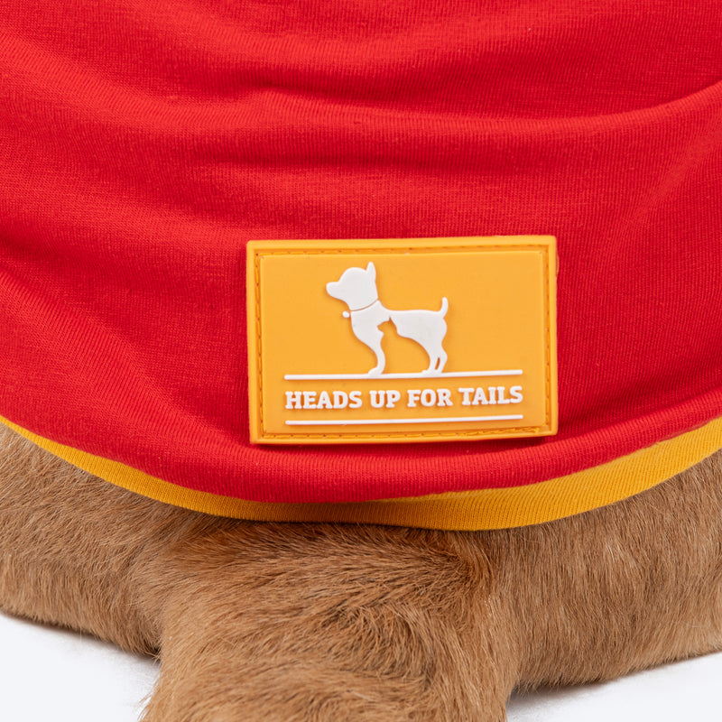 HUFT Love At First Sniff T-Shirt For Dog - Red - Heads Up For Tails