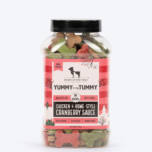 HUFT YIMT Chicken & Home Style Cranberry Sauce Biscuits For Dog - 320 gm