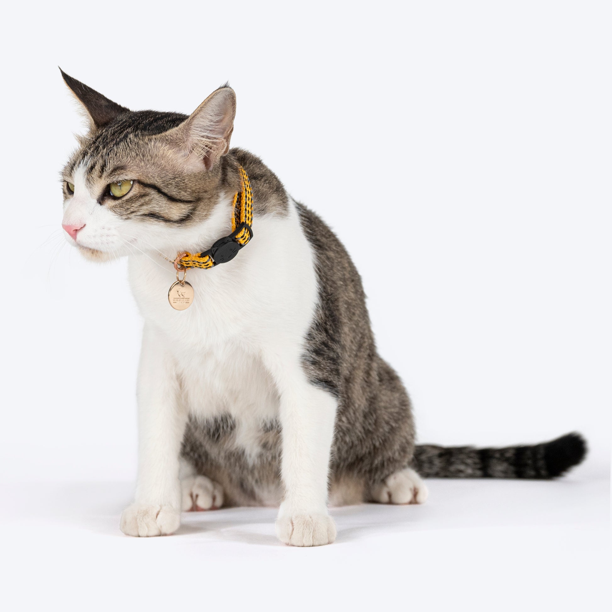 HUFT Reflective Collar For Cat - Red & Yellow - 2 pcs - Heads Up For Tails
