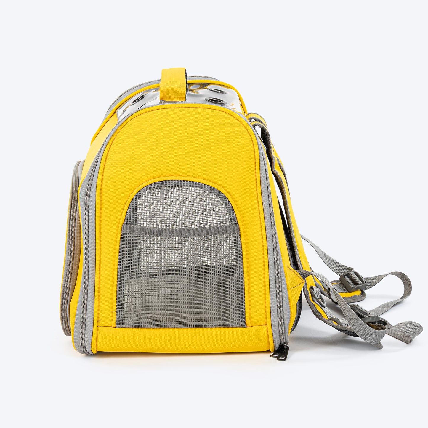 HUFT Triptails Bag Carrier For Dog & Cat - Yellow & Grey