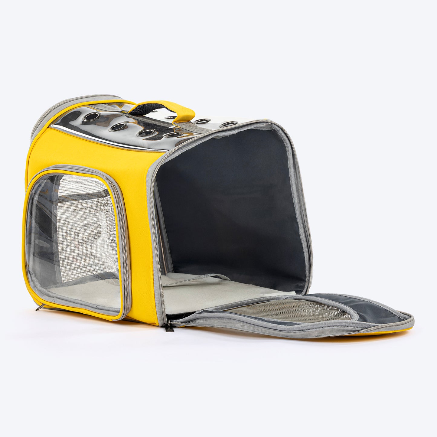 HUFT Triptails Bag Carrier For Dog & Cat - Yellow & Grey
