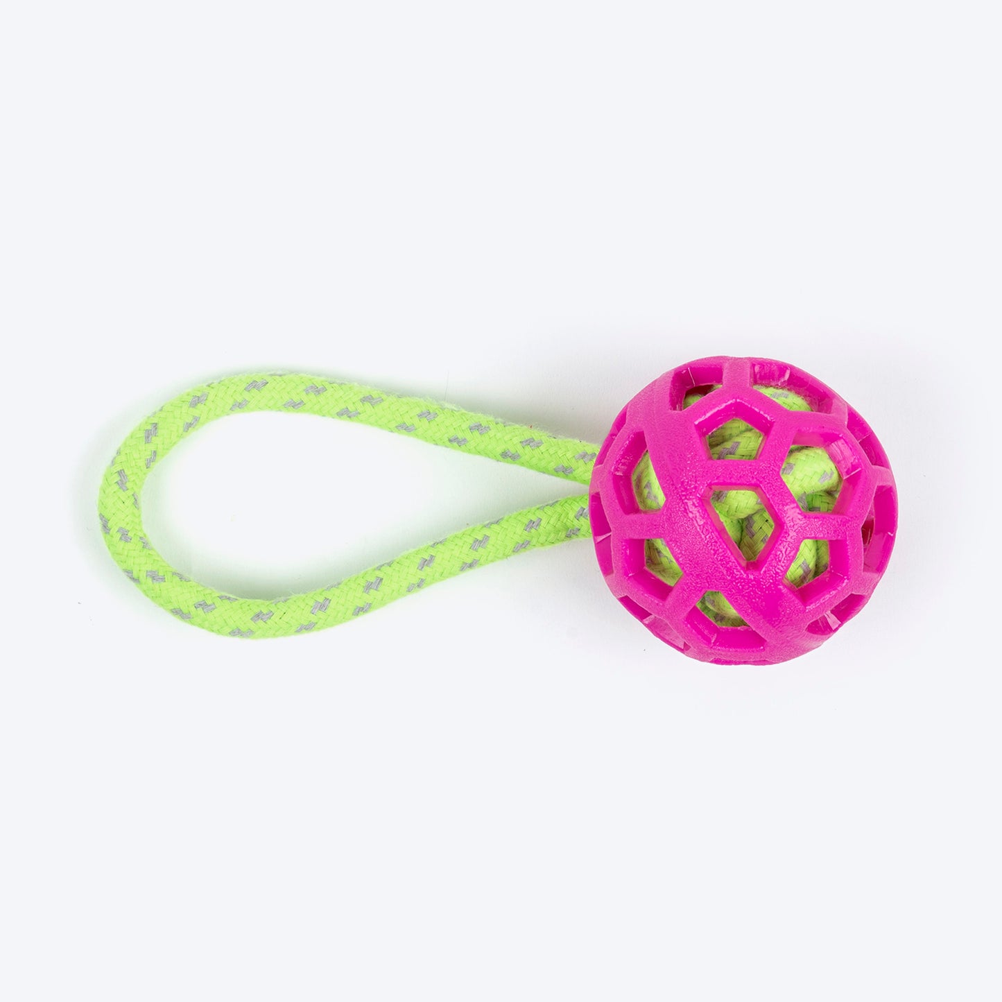 TLC Tug-A-Ball Toy For Dog - Pink - Heads Up For Tails