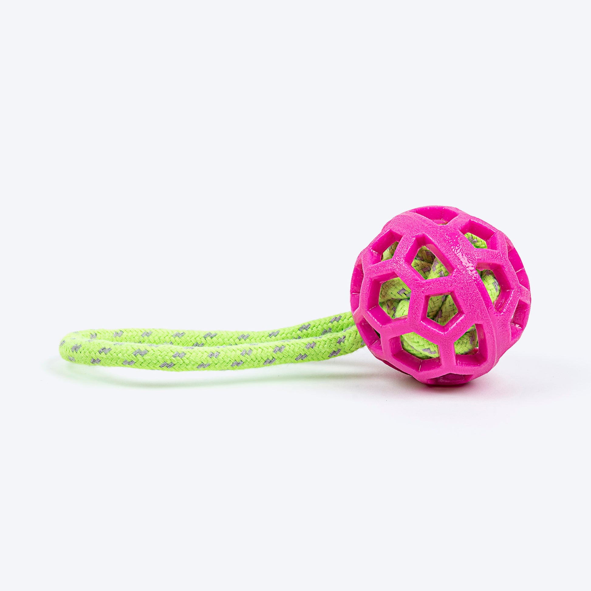 TLC Tug-A-Ball Toy For Dog - Pink - Heads Up For Tails