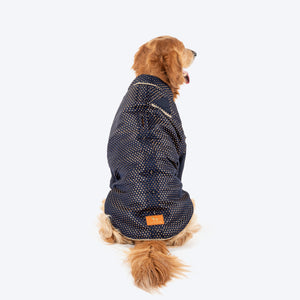 HUFT Shahi Paws Kurta For Dog - Navy Blue - Heads Up For Tails