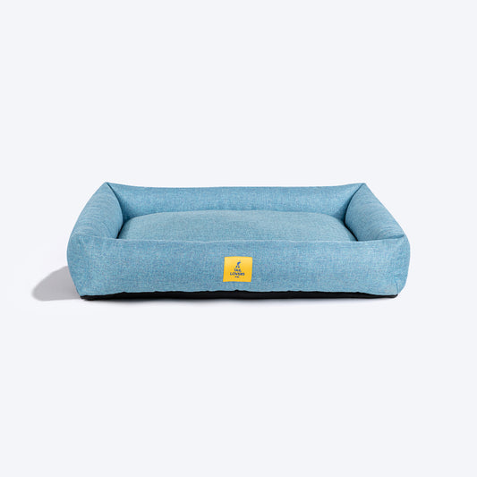 TLC Nesting Nook Bed For Dog - Aqua Blue - Heads Up For Tails