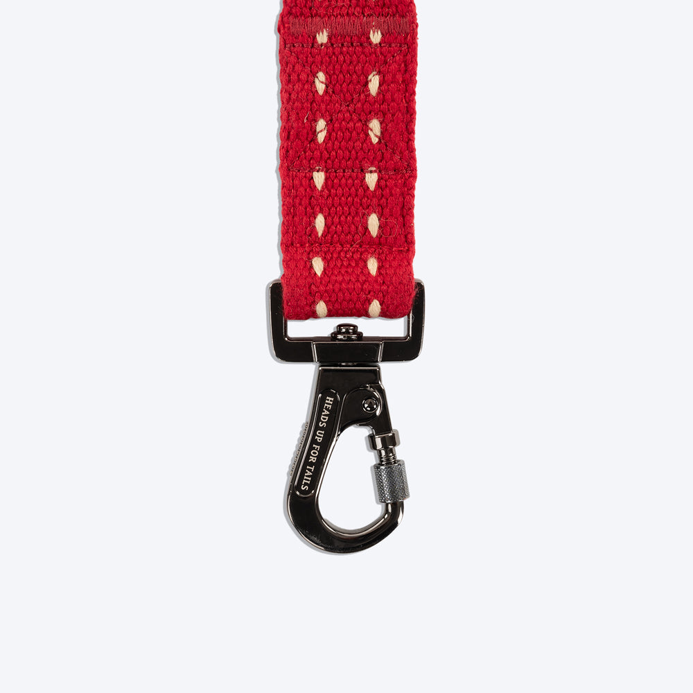 HUFT Trot Along Dog Leash - Maroon - Heads Up For Tails