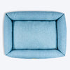 TLC Nesting Nook Bed For Dog - Aqua Blue - Heads Up For Tails