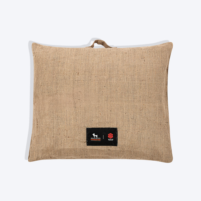 HUFT Foundation X SPACES Gunny Bed For Streeties - Brown - Heads Up For Tails