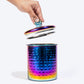 Dash Dog Rainbow Stainless Steel Treat Jar For Dog & Cat - Multicolor