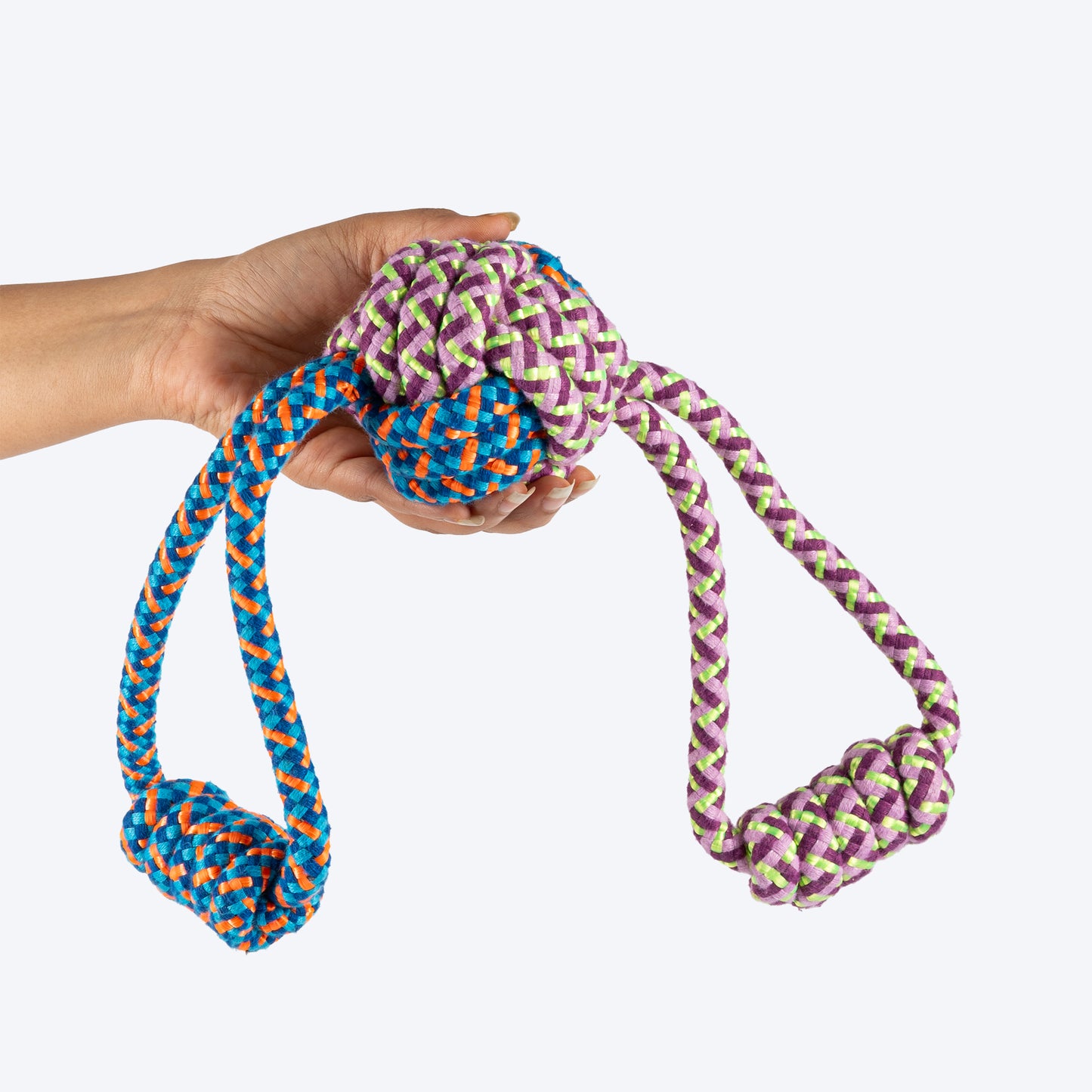 HUFT Tuggables Tug Tornado Rope Toy For Dog - Multicolor