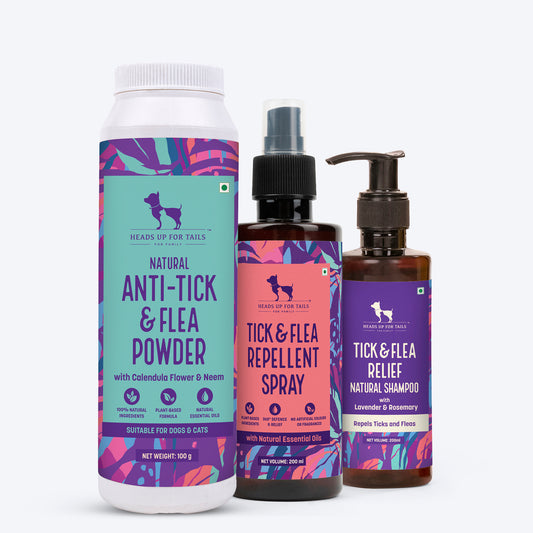 HUFT Anti-Tick & Flea Mini Kit For Dogs - Heads Up For Tails