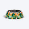 HUFT Garden of Love Printed Melamine Bowl for Dogs - Green - Heads Up For Tails