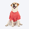 HUFT Pawdhani Leheriya Kurta For Dog - Red - Heads Up For Tails