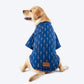 HUFT EthniPaw Ikat Kurta For Dog - Navy Blue
