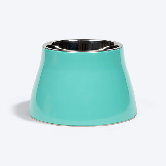 HUFT Elevated Bowl For Dogs & Cats - Aqua - Heads Up For Tails